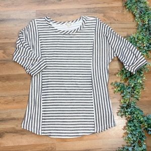 Faith & Joy | Striped Elbow Length Sweater